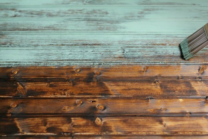 Gorgeous DIY food photography background made from beadboard!