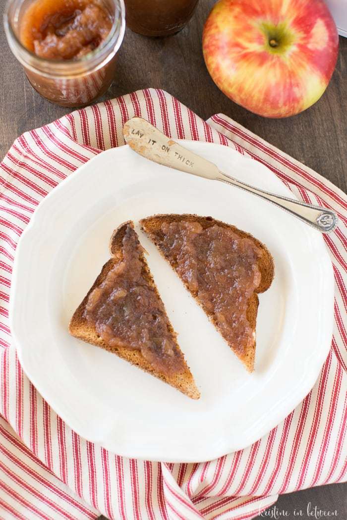 Quick and easy apple butter made in the Crock-Pot!