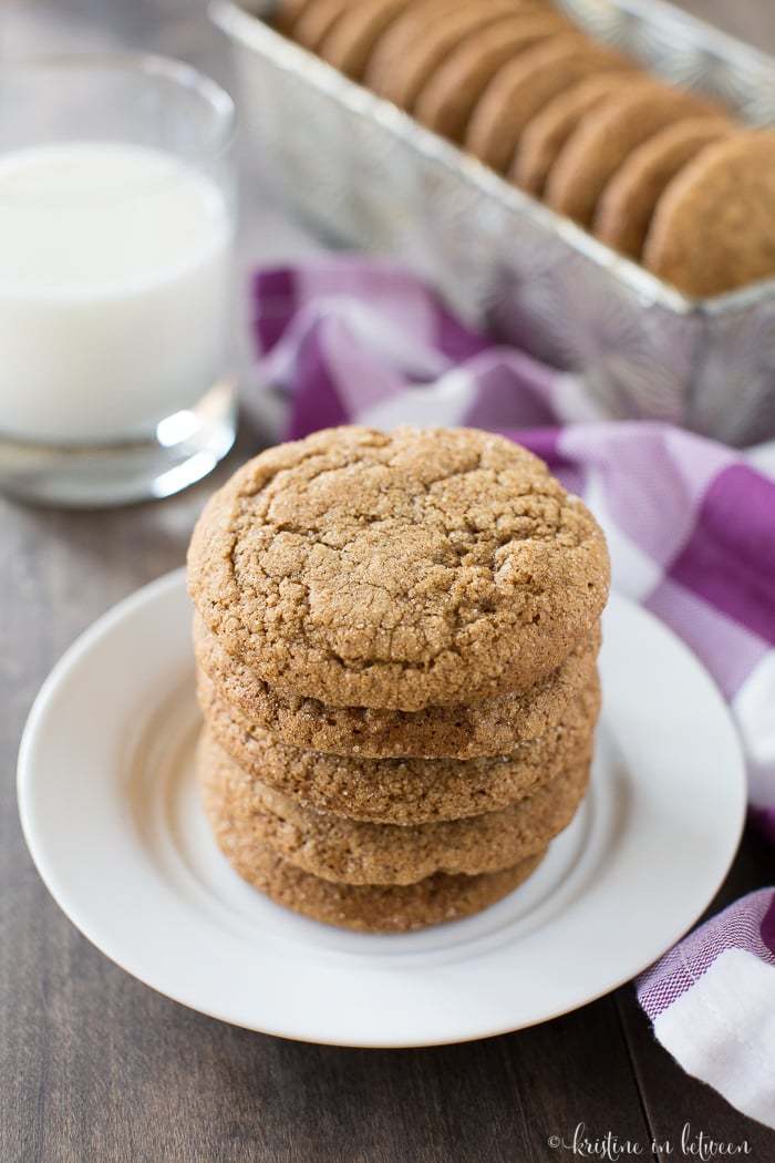 For fall or for Christmas, these pumpkin ginger molasses cookies will quickly become a favorite!